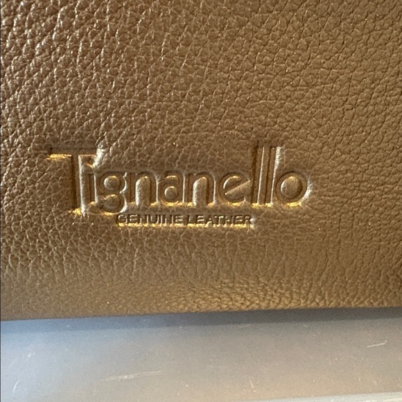 Tignanello  long wallet  zippy wallet  Pebbled leather  bronze metallic
NWOT - Picture 3 of 13